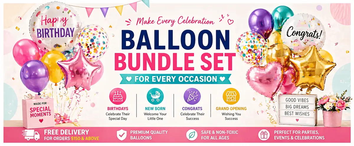 Balloon Bundle Set Promotion 2026